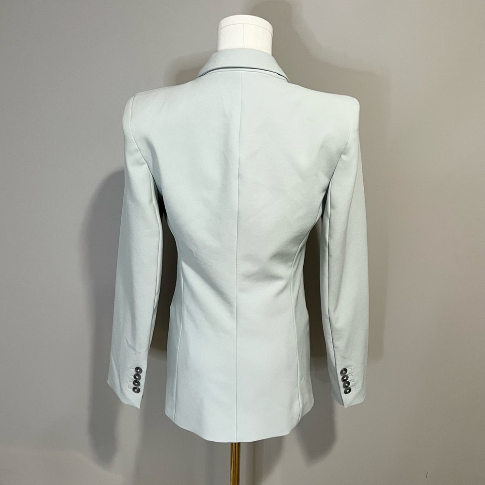 Express Super Soft Twill Mint Green Blazer Size XS - Picture 4 of 8